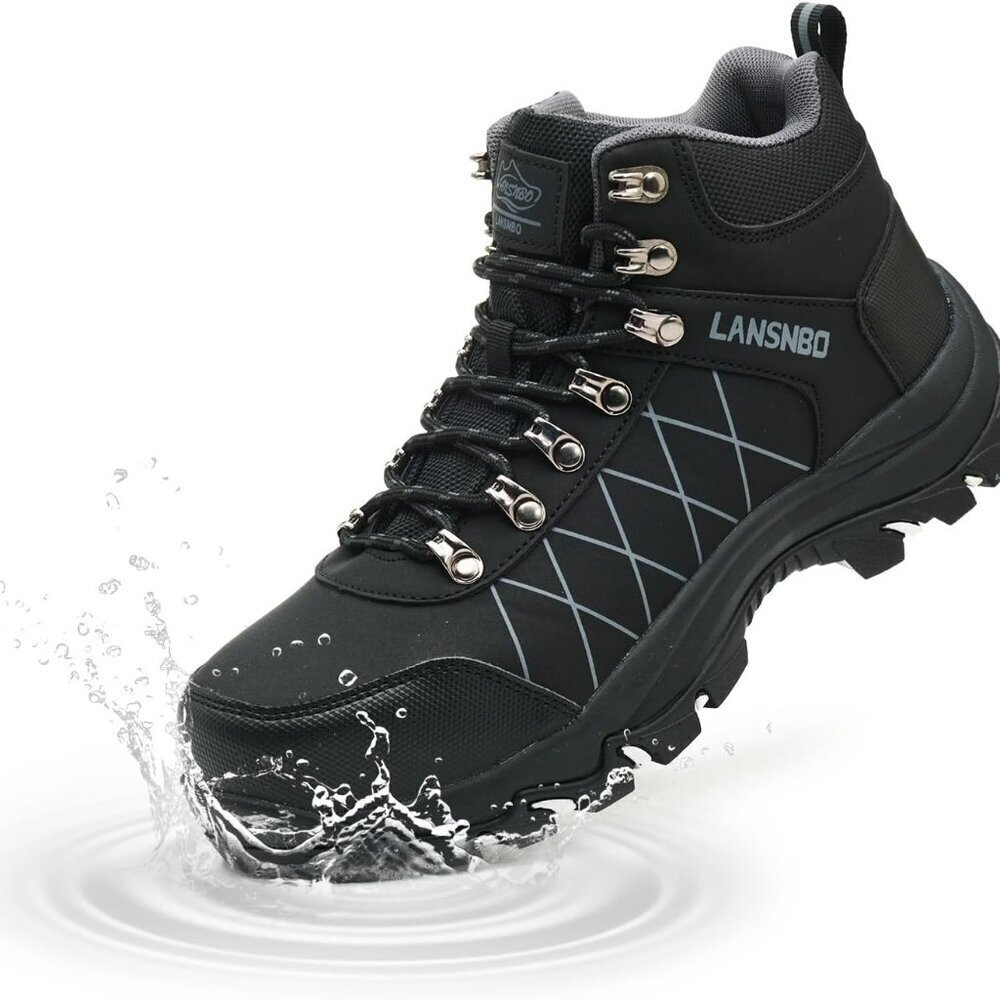 Waterproof Steel Toe Boots for Women Wide Fit Non Slip Work Shoes Lightweight